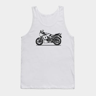 VF400F Motorcycle Sketch Art Tank Top